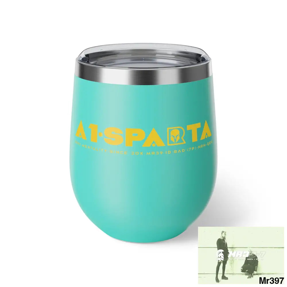 A1-Sparta Copper Vacuum Insulated Cup 12oz Turquoise / 12oz Mug