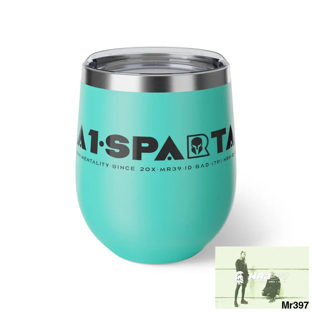 A1-Sparta Copper Vacuum Insulated Cup 12oz Turquoise / 12oz Mug