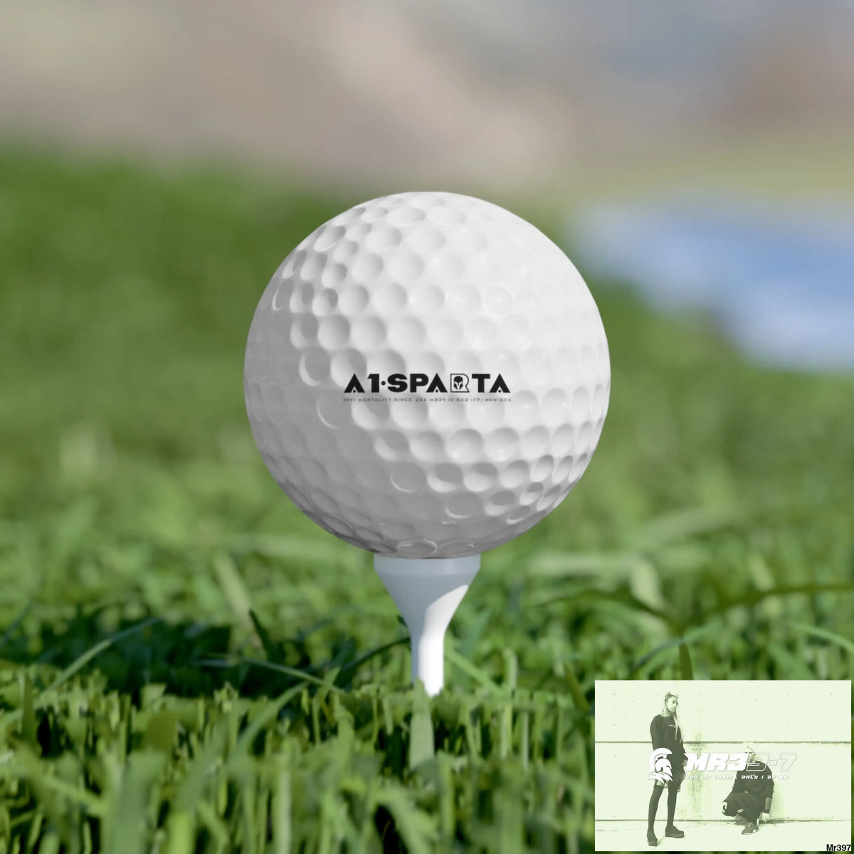 A1 Sparta Custom Golf Balls Set Premium 6-Pack with Unique Design Ideal for Golf Lovers Personalized Gift for Golfers