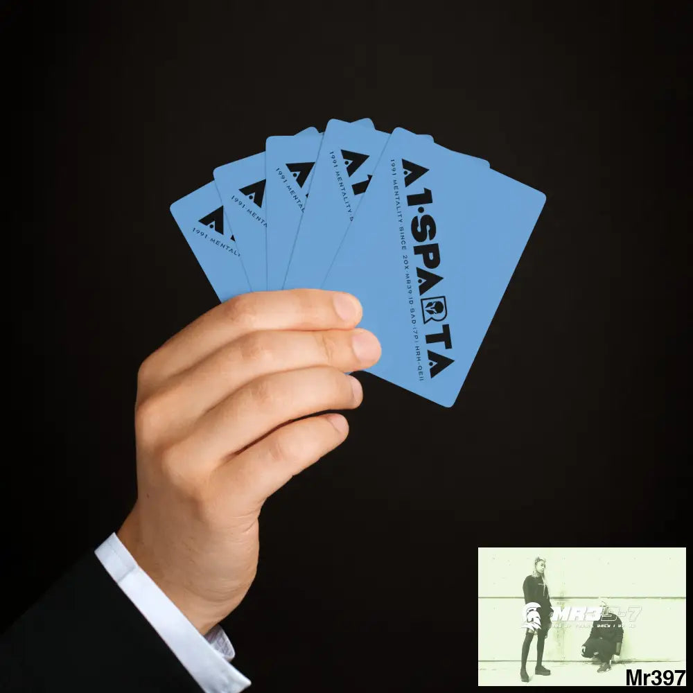 A1.Sparta Custom Poker Cards 2.47’’ x 3.47’’ / White / Semi Glossy Paper products