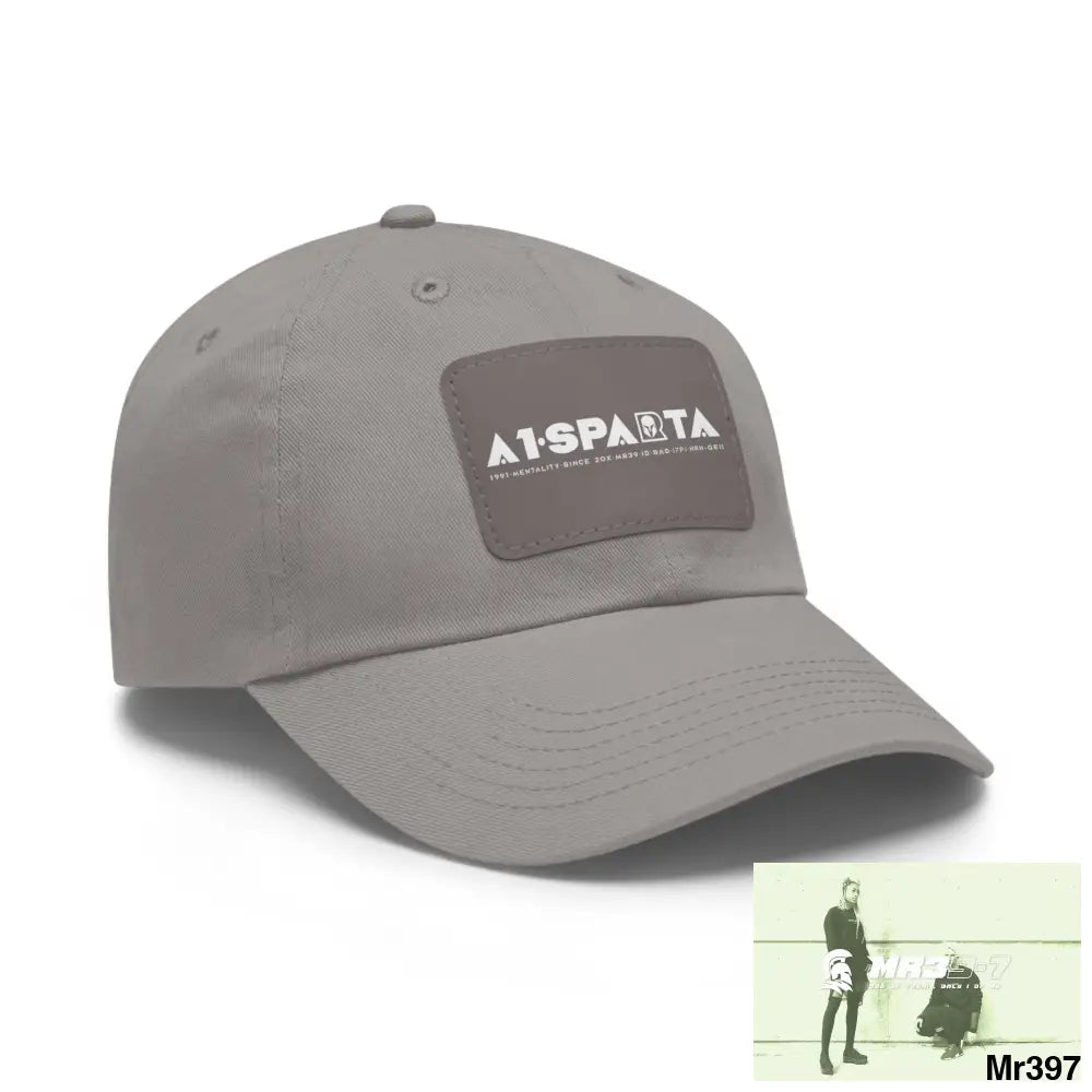 A1•Sparta Dad Hat with Leather Patch (Rectangle) Hats