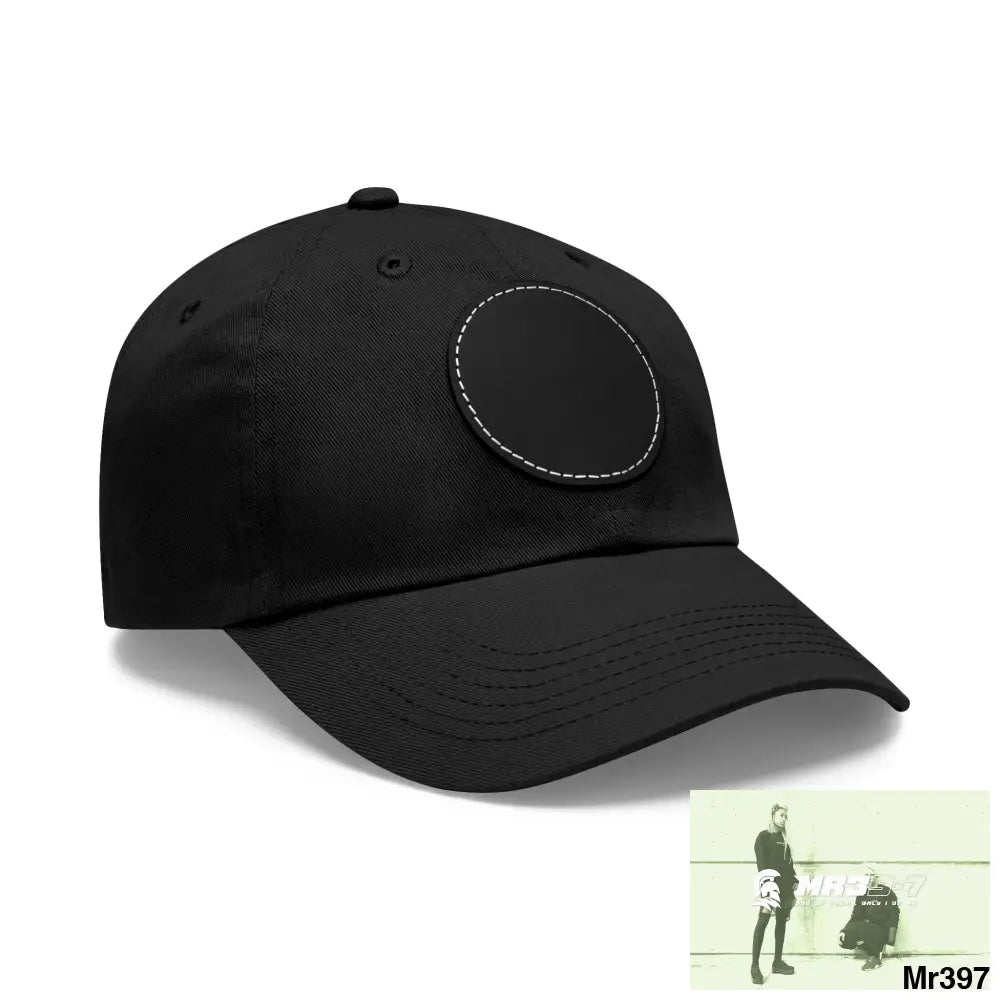 A1.SPARTA Dad Hat with Leather Patch (Round) Hats