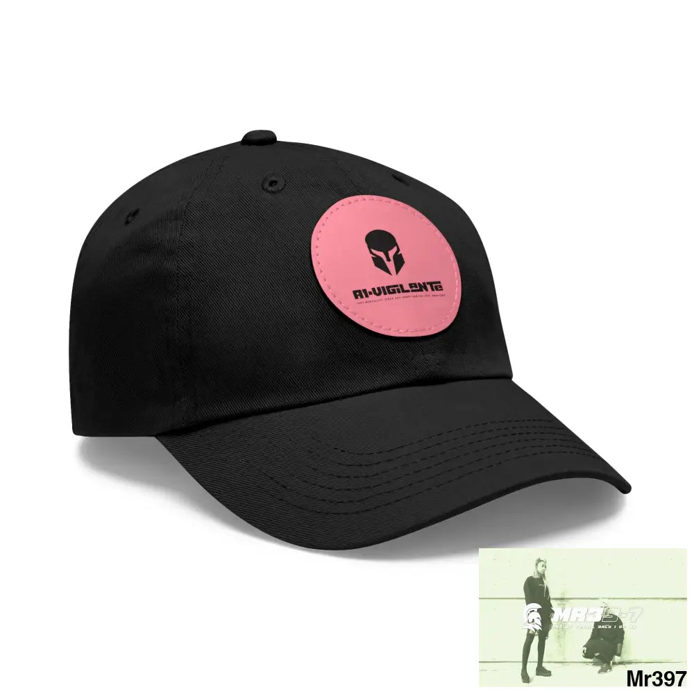 A1.SPARTA Dad Hat with Leather Patch (Round) Hats