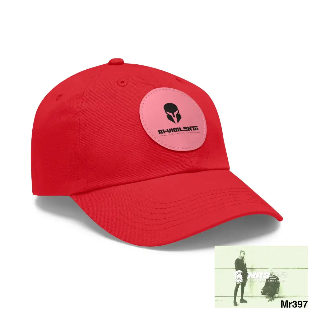 A1.SPARTA Dad Hat with Leather Patch (Round) Hats