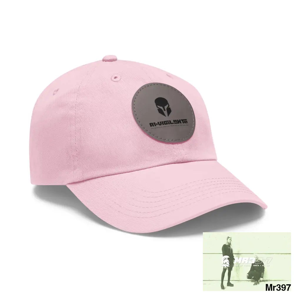 A1.SPARTA Dad Hat with Leather Patch (Round) Hats