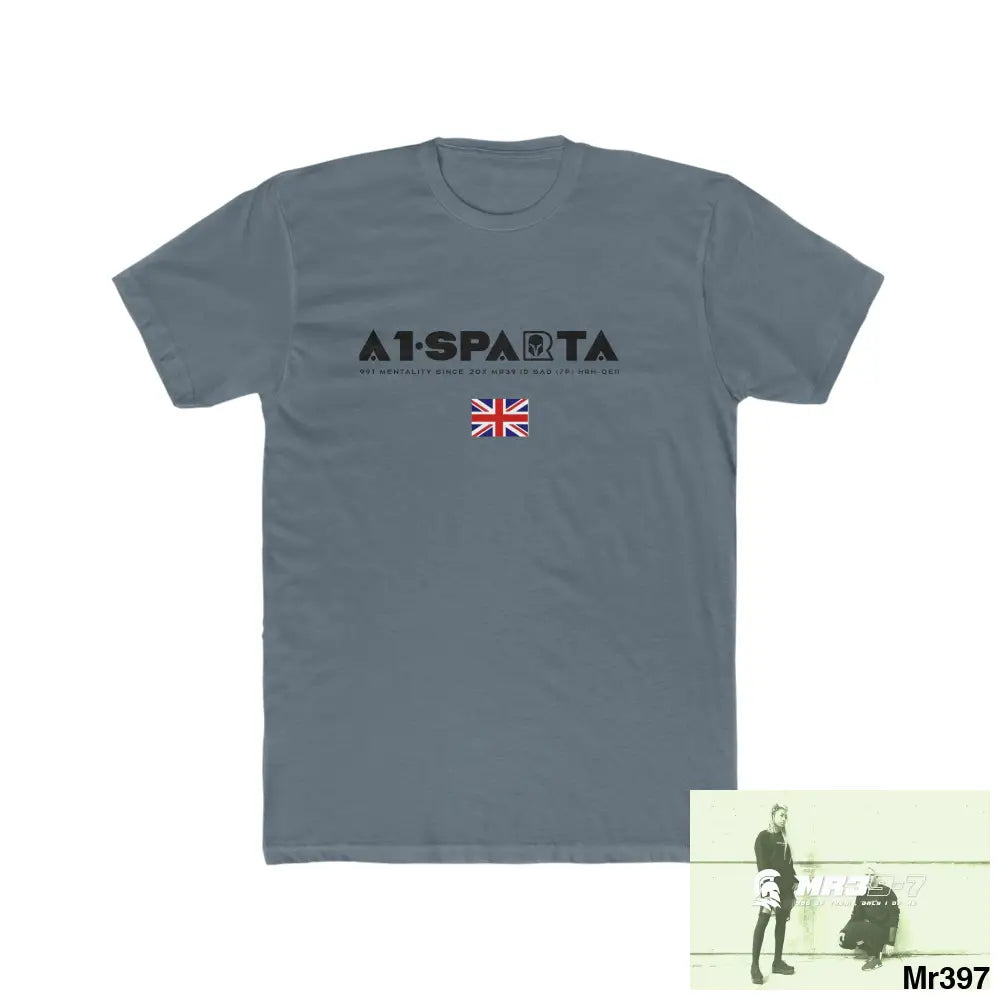 A1-Sparta Dahab In Blind 2014 The 130 Million Crew Men’s Cotton Crew Tee Solid Indigo / S T-Shirt