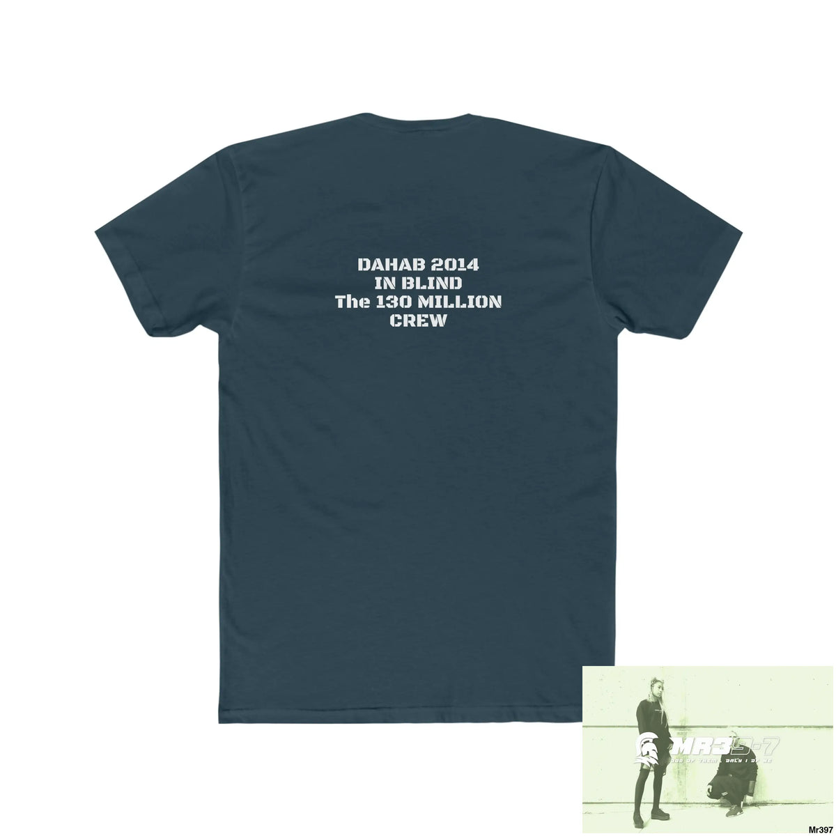 A1-Sparta Dahab In Blind 2014 The 130 Million Crew Men’s Cotton Crew Tee T-Shirt