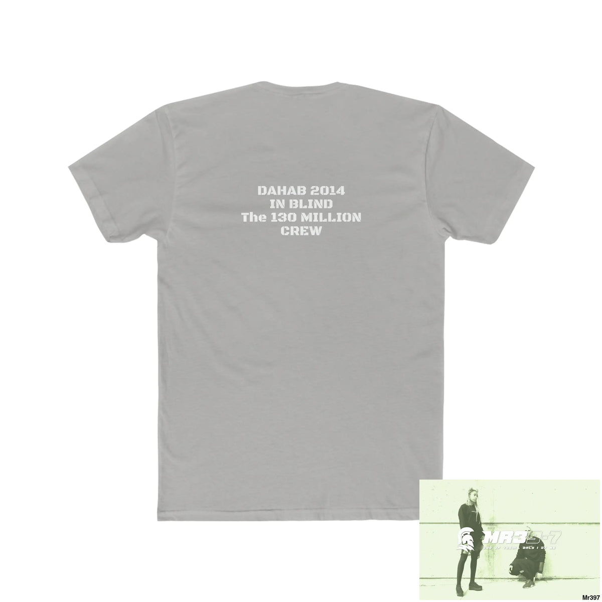 A1-Sparta Dahab In Blind 2014 The 130 Million Crew Men’s Cotton Crew Tee T-Shirt