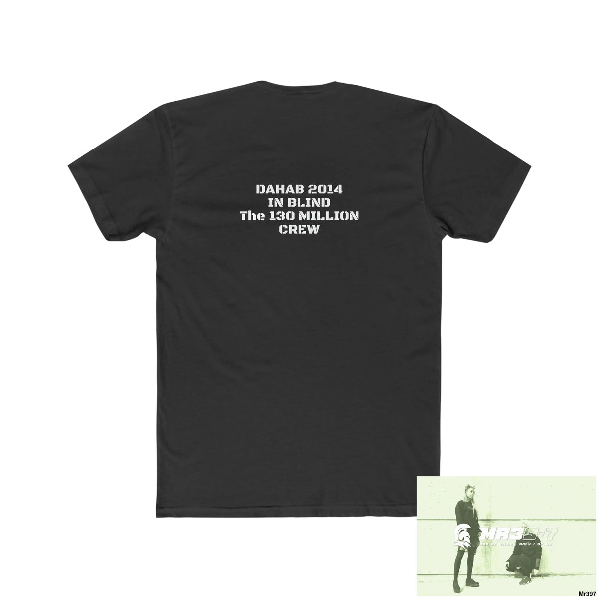 A1-Sparta Dahab In Blind 2014 The 130 Million Crew Men’s Cotton Crew Tee T-Shirt