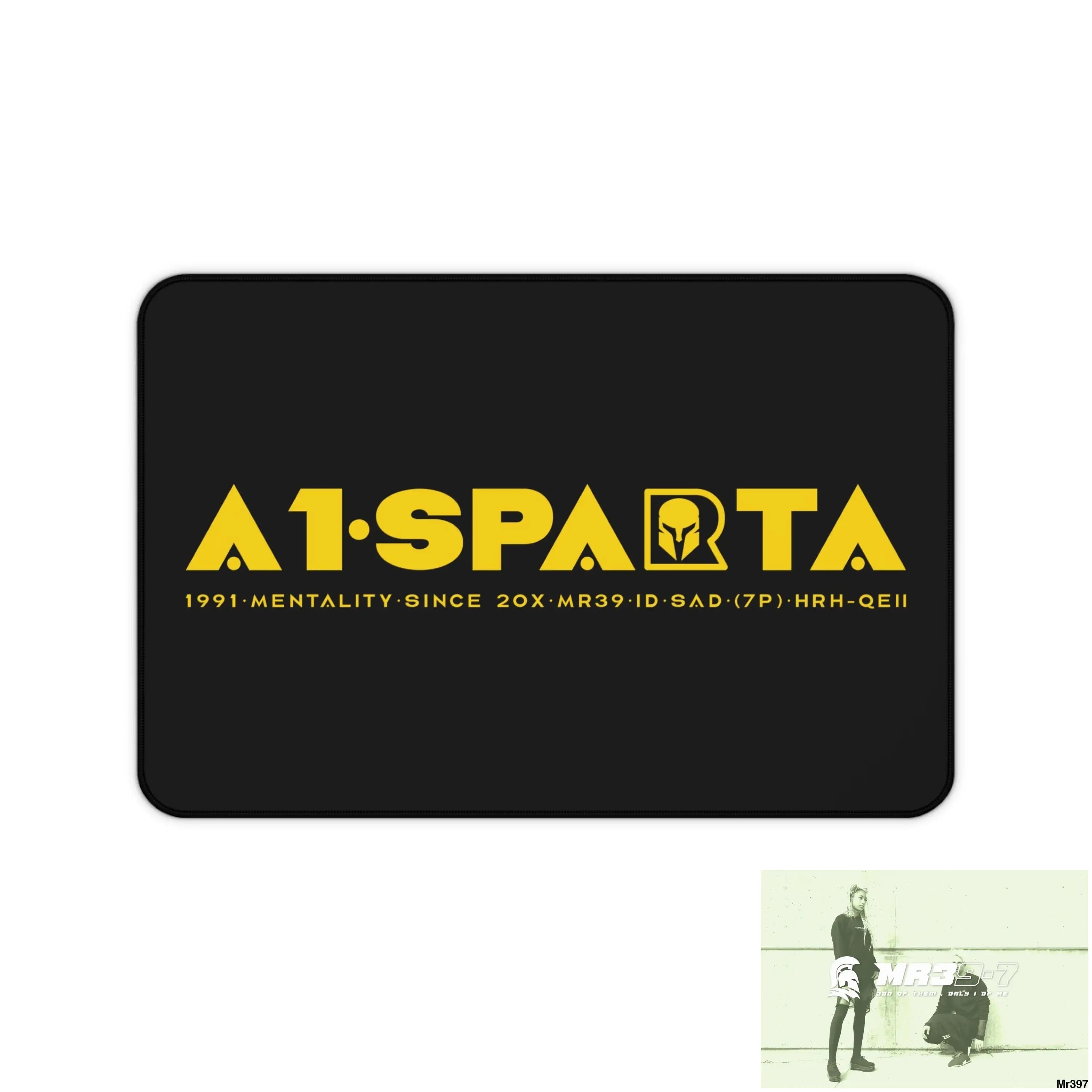 A1-Sparta Desk Mat 12’’ × 18’’ Home Decor