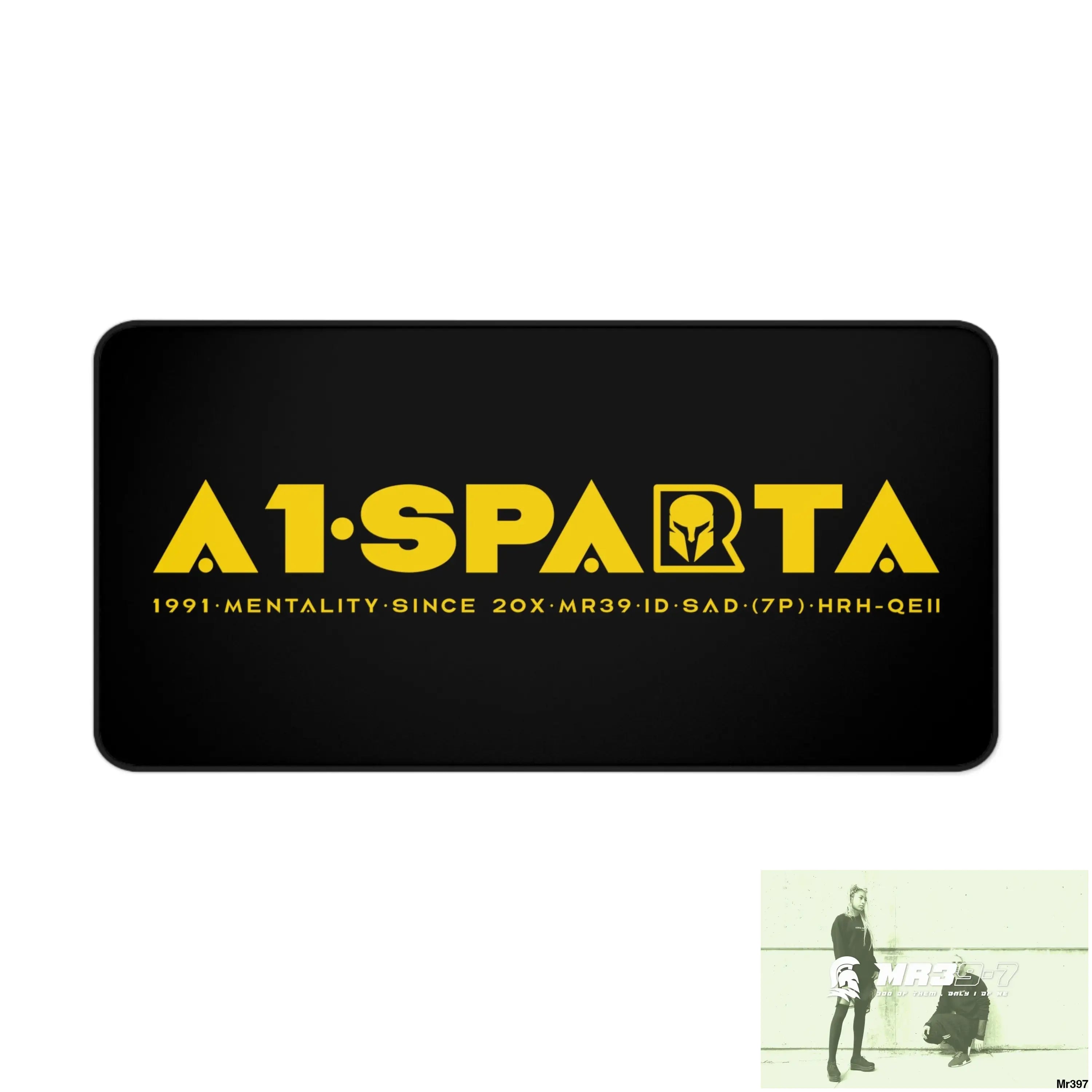 A1-Sparta Desk Mat 15.5’’ × 31’’ Home Decor