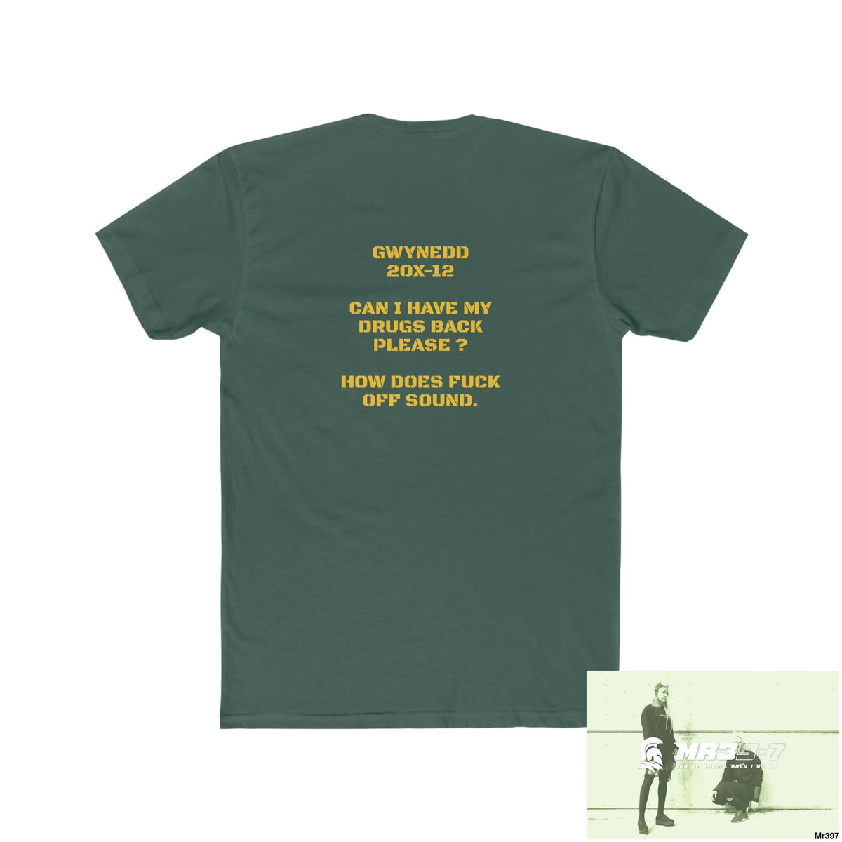 A1-Sparta Drugs back please ? Men’s Cotton Crew Tee T-Shirt