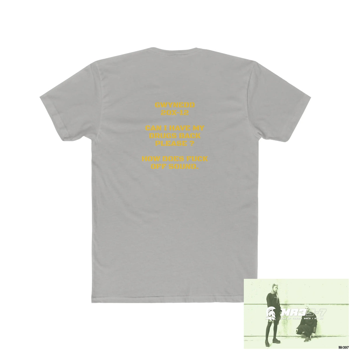 A1-Sparta Drugs back please ? Men’s Cotton Crew Tee T-Shirt