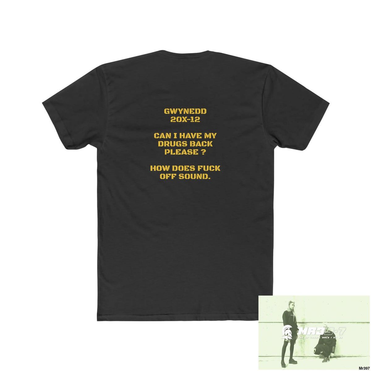 A1-Sparta Drugs back please ? Men’s Cotton Crew Tee T-Shirt