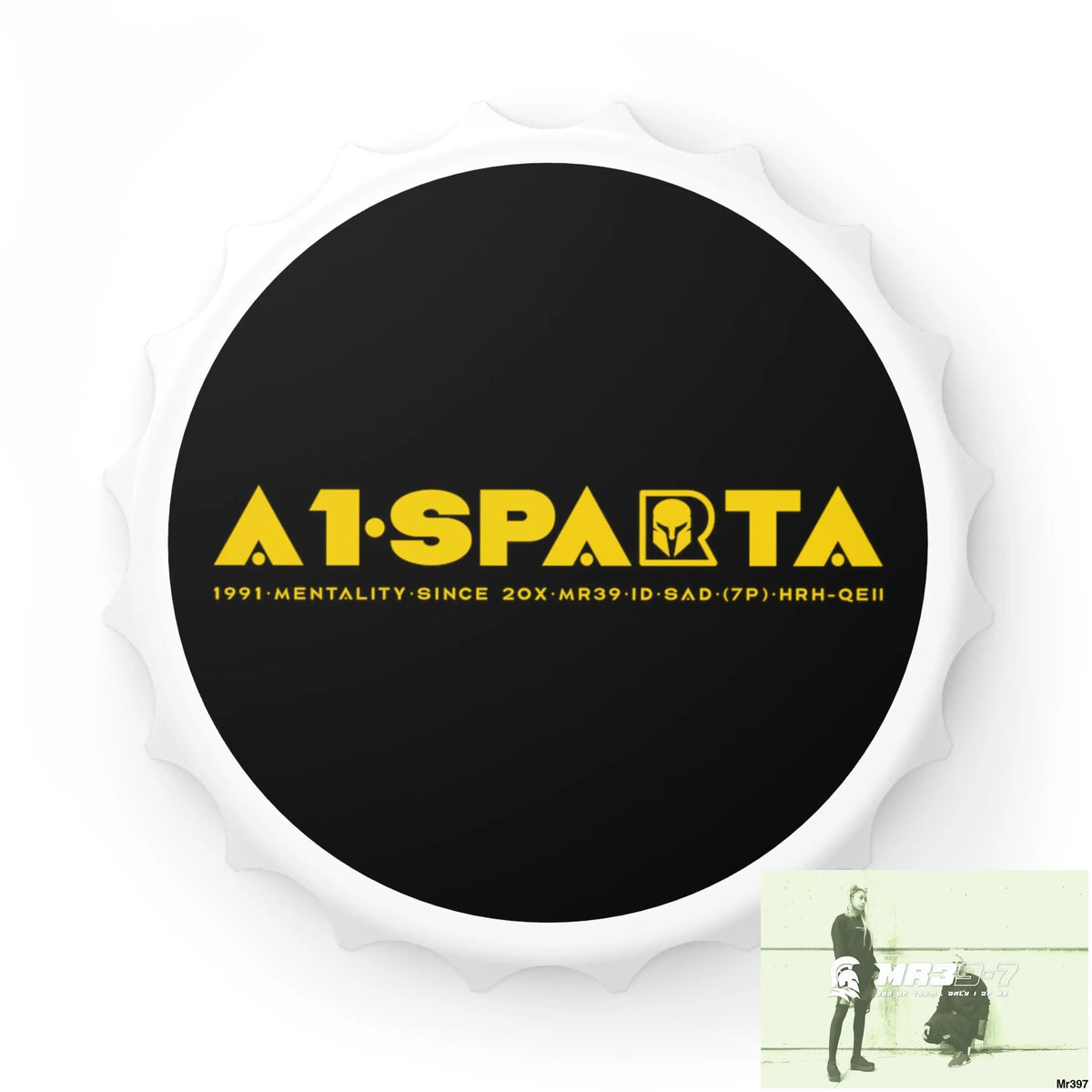 A1.Sparta Edition Magnetic Bottle Opener One size / White Accessories