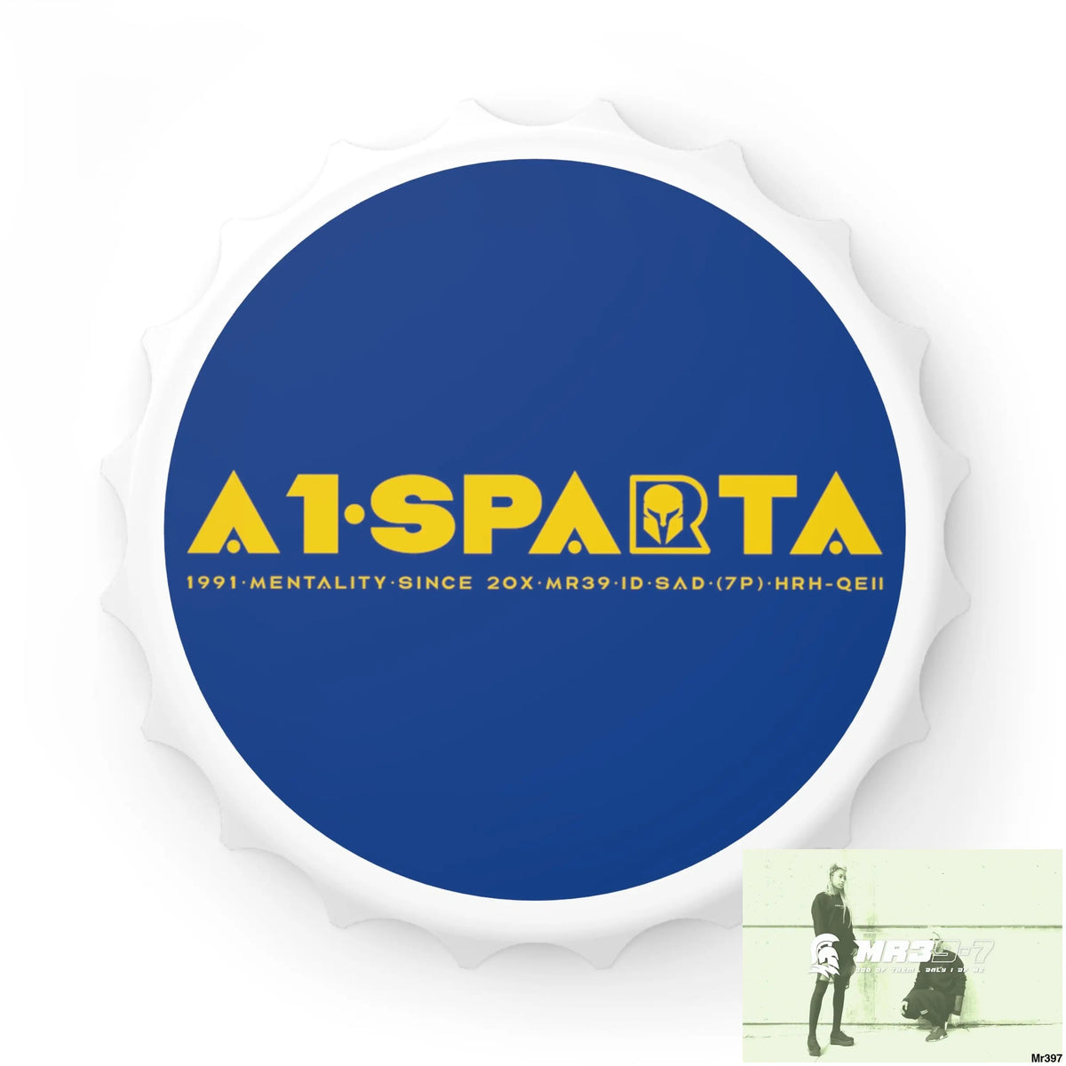 A1.Sparta edition Magnetic Bottle Opener One size / White Accessories