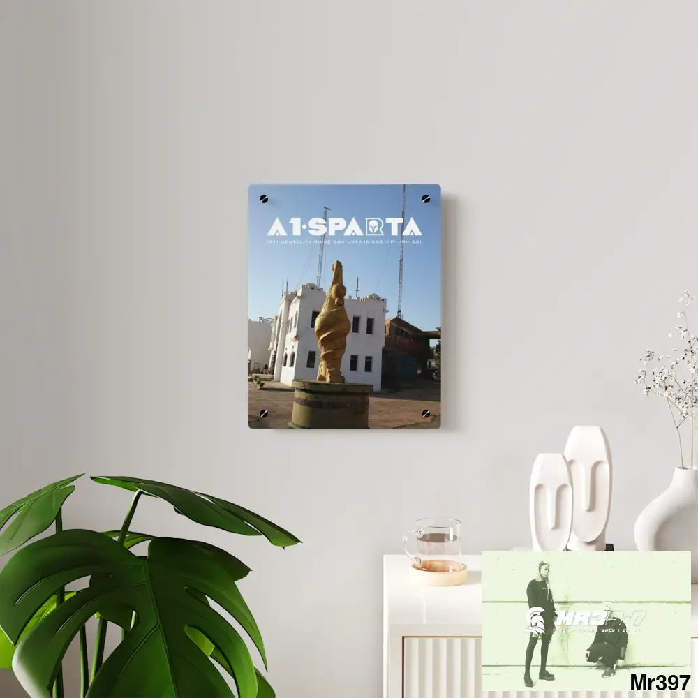 A1-Sparta Egypt Dahab 2014 Police Station tower Escape - Climb/Jump Acrylic Wall Art Panels Home Decor
