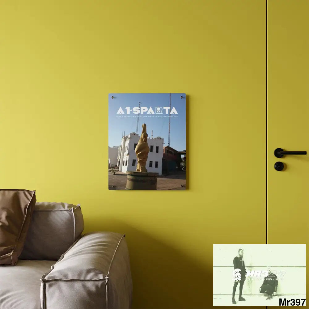 A1-Sparta Egypt Dahab 2014 Police Station tower Escape - Climb/Jump Acrylic Wall Art Panels Home Decor