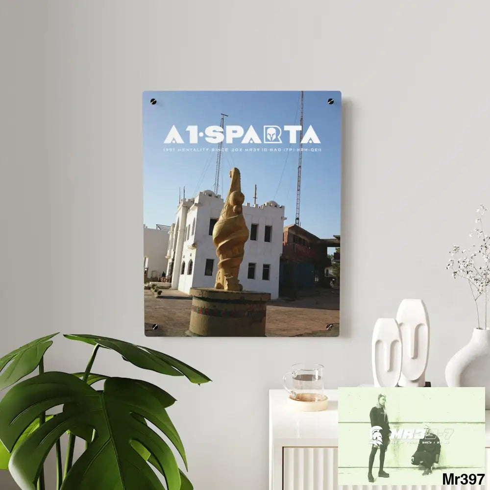 A1-Sparta Egypt Dahab 2014 Police Station tower Escape - Climb/Jump Acrylic Wall Art Panels Home Decor