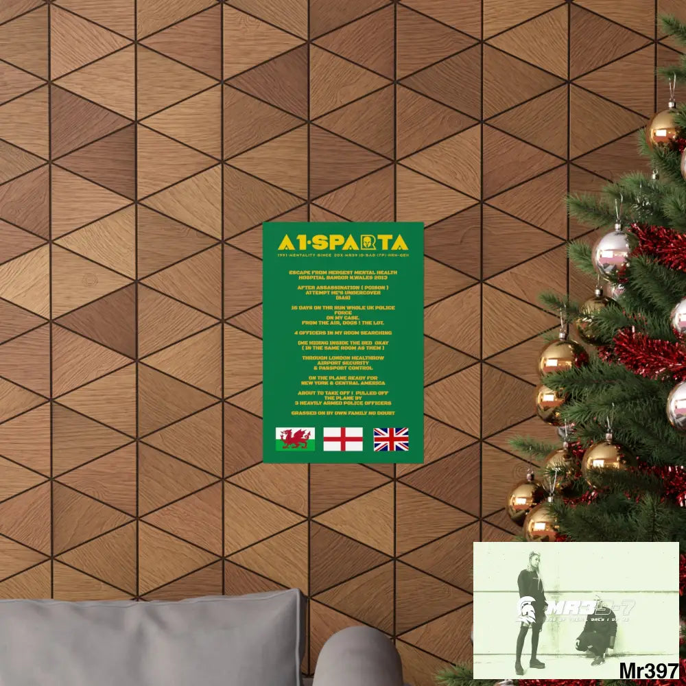 A1-Sparta Escape from Hergest MH Hospital 2013 Matte Vertical Posters Poster