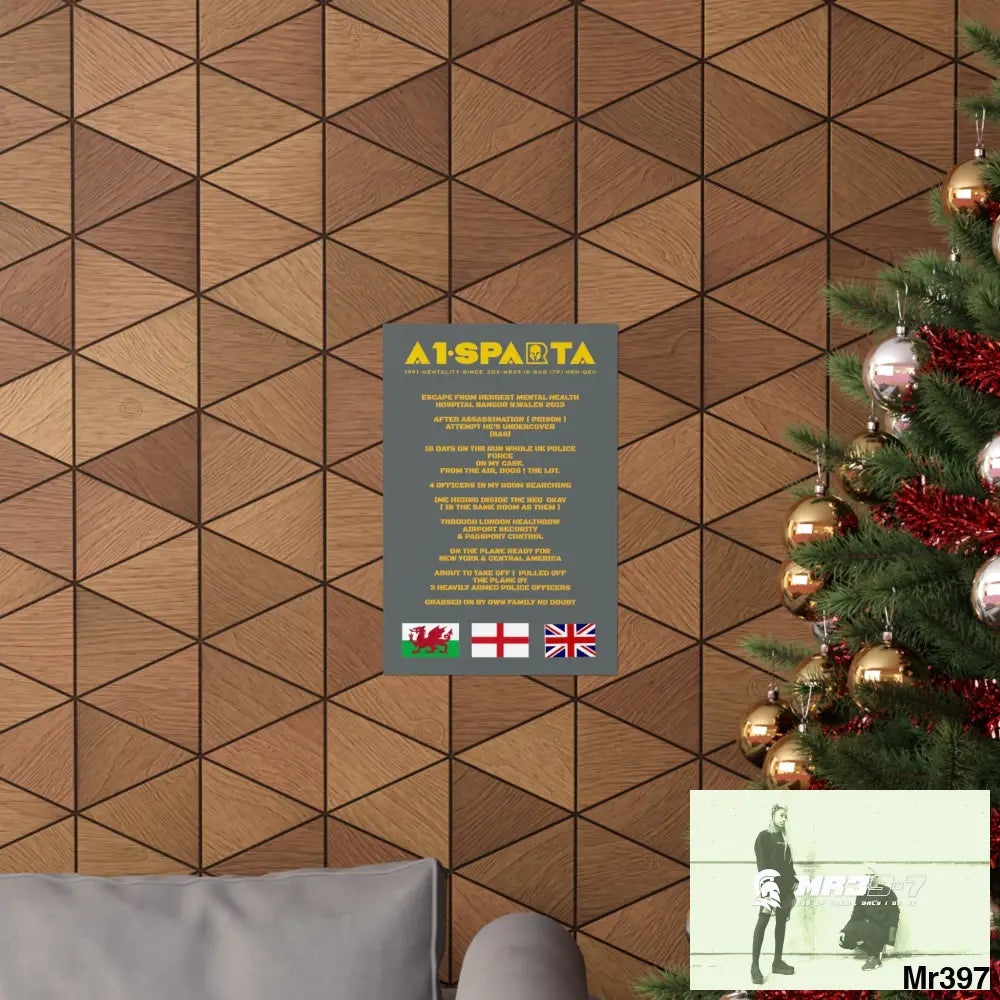 A1-Sparta Escape from Hergest MH Hospital 2013 Matte Vertical Posters Poster