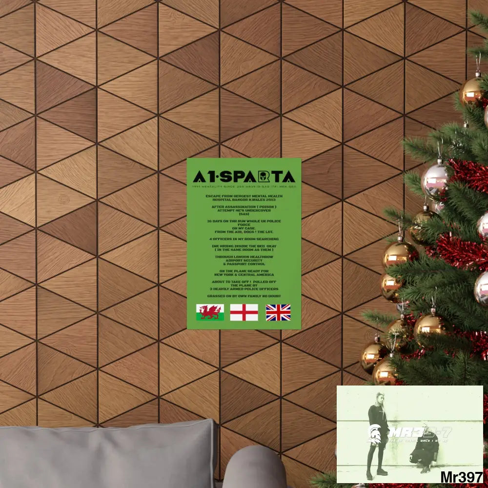 A1-Sparta Escape from Hergest MH Hospital 2013 Matte Vertical Posters Poster