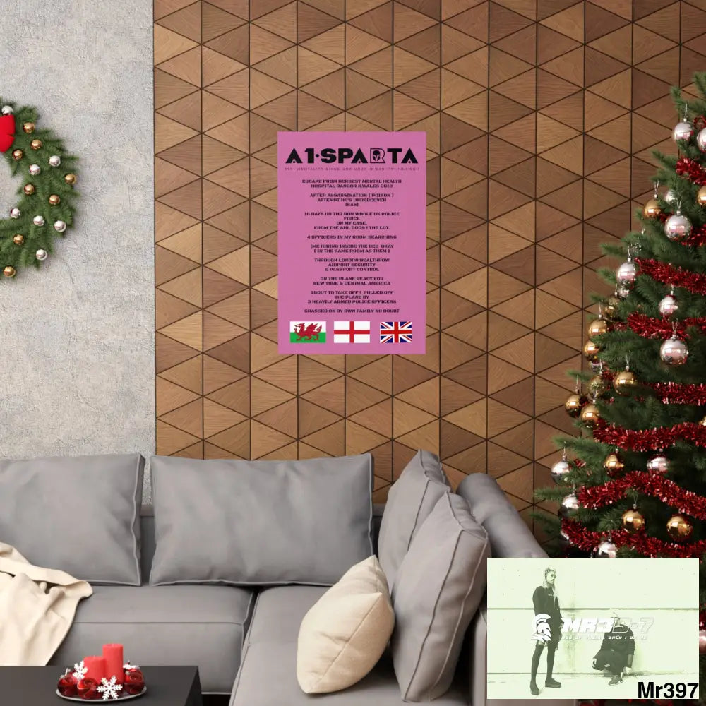 A1-Sparta Escape from Hergest MH Hospital 2013 Matte Vertical Posters Poster