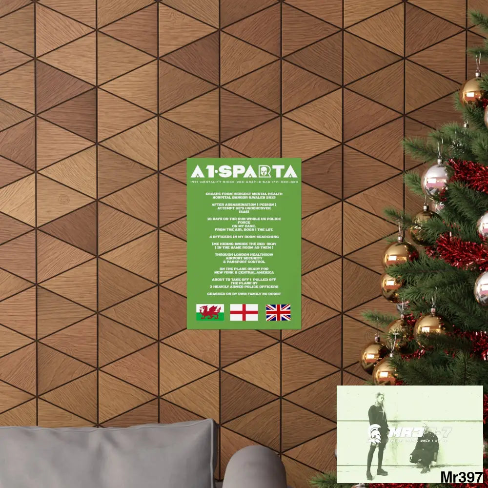 A1-Sparta Escape from Hergest MH Hospital 2013 Matte Vertical Posters Poster