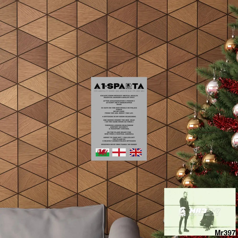 A1-Sparta Escape from Hergest MH Hospital 2013 Matte Vertical Posters Poster