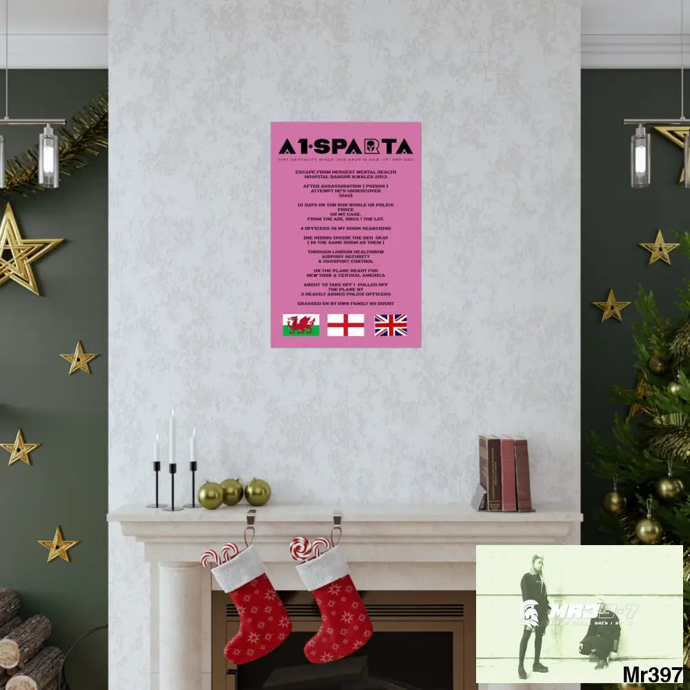 A1-Sparta Escape from Hergest MH Hospital 2013 Matte Vertical Posters Poster
