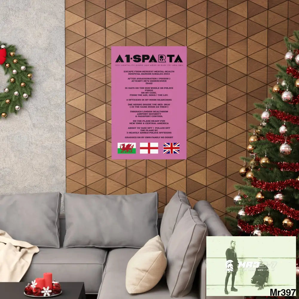A1-Sparta Escape from Hergest MH Hospital 2013 Matte Vertical Posters Poster