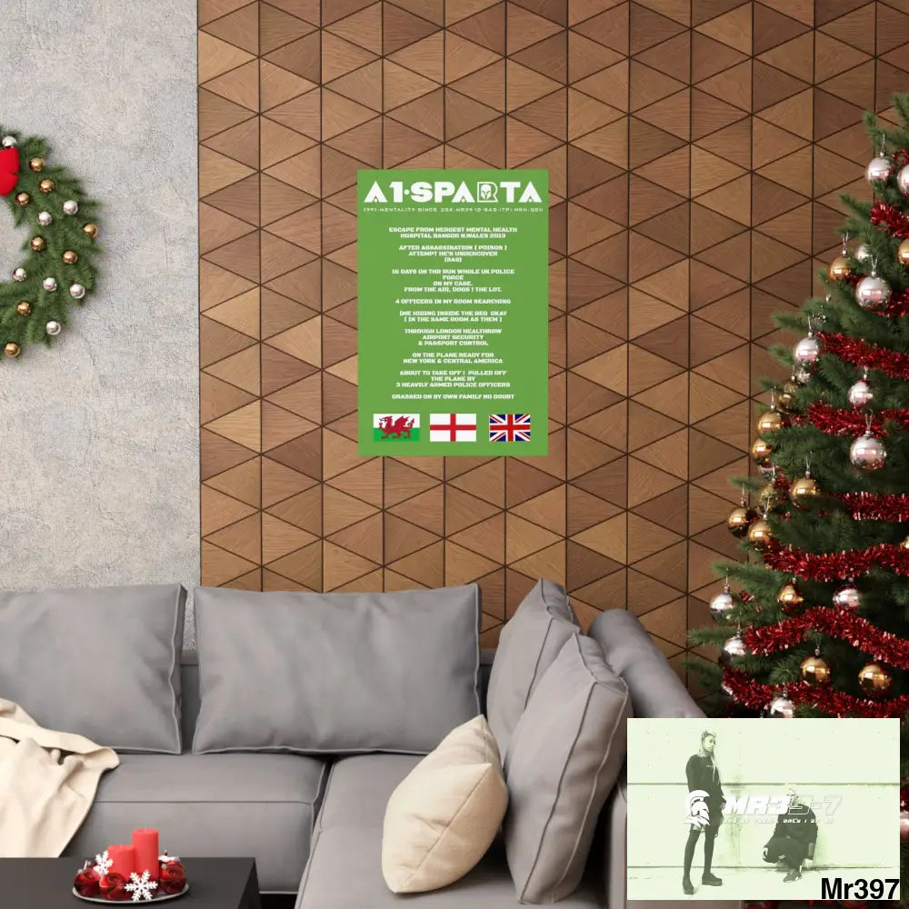 A1-Sparta Escape from Hergest MH Hospital 2013 Matte Vertical Posters Poster