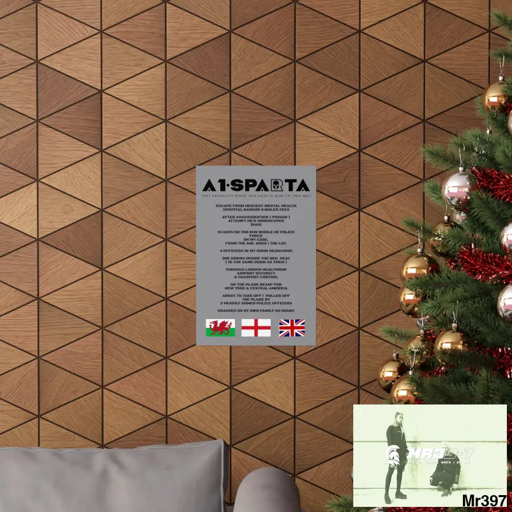 A1-Sparta Escape from Hergest MH Hospital 2013 Matte Vertical Posters Poster