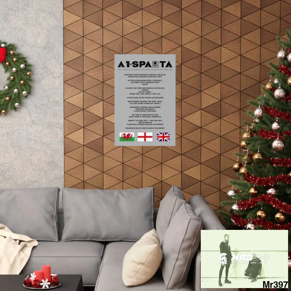 A1-Sparta Escape from Hergest MH Hospital 2013 Matte Vertical Posters Poster