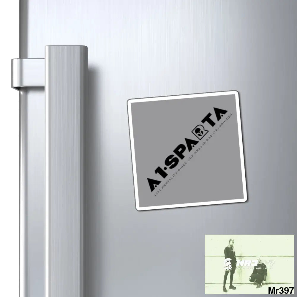 A1-Sparta Fridge Magnet 3’’ × 3’’ Paper products