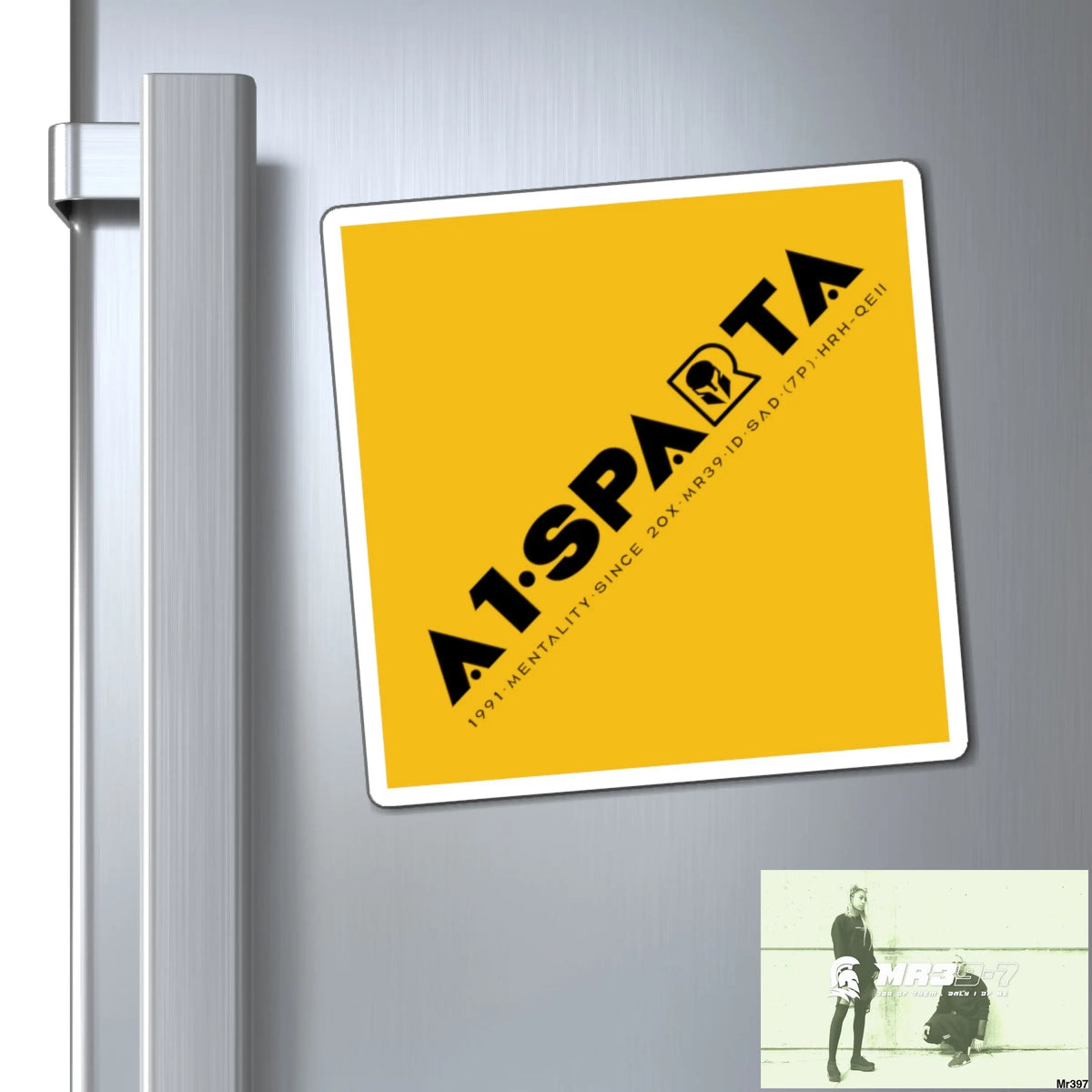 A1-Sparta Fridge Magnet 6’’ × 6’’ Paper products