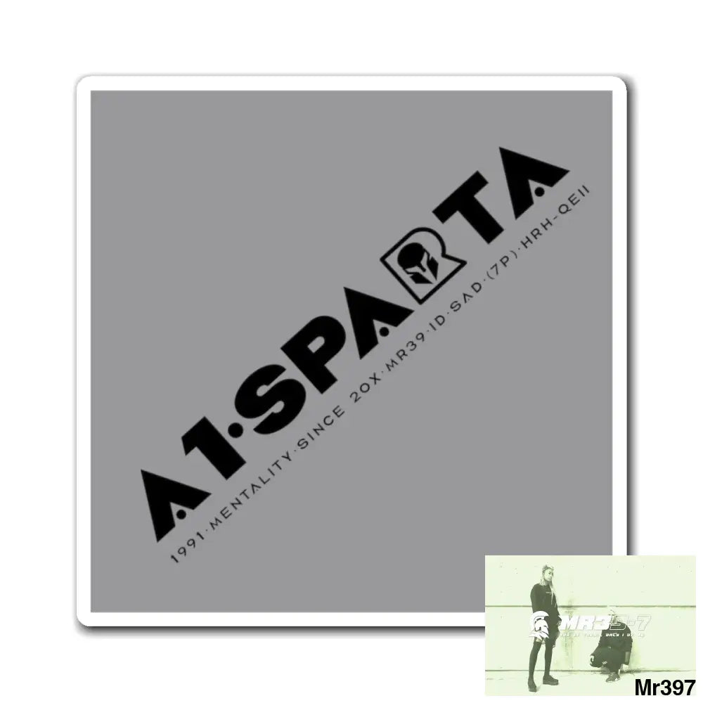A1-Sparta Fridge Magnet Paper products