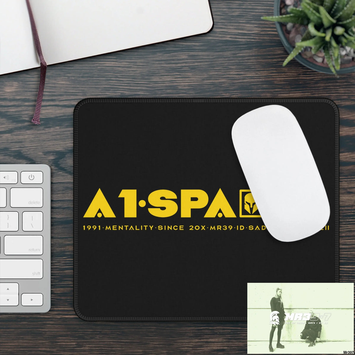 A1.Sparta Gaming Mouse Pad Rectangle / 9’’ × 7’’ Home Decor