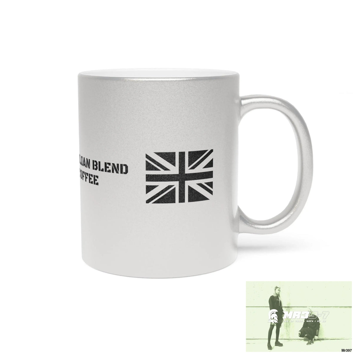 A1•Sparta GBR Brazilian Coffee blend Metallic Mug (Silver\Gold) Mug