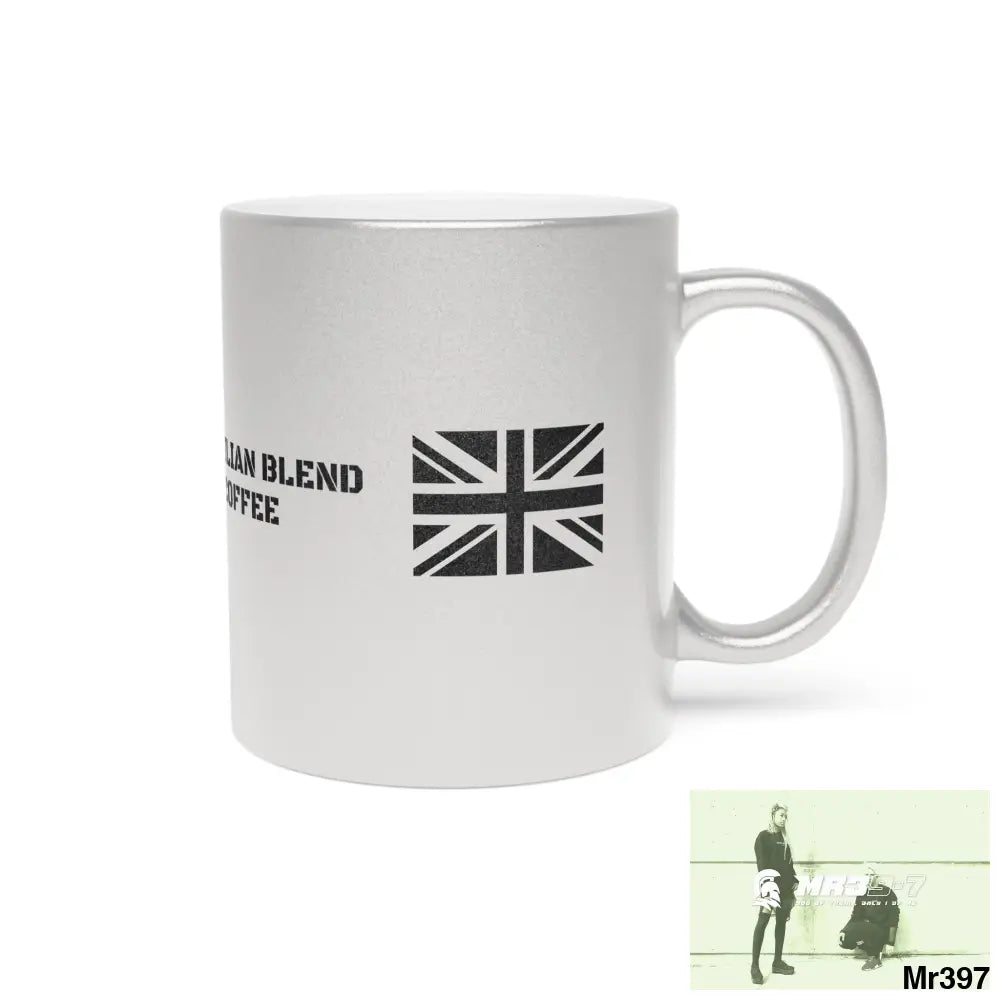 A1•Sparta GBR Brazilian Coffee blend Metallic Mug (Silver\Gold) Mug