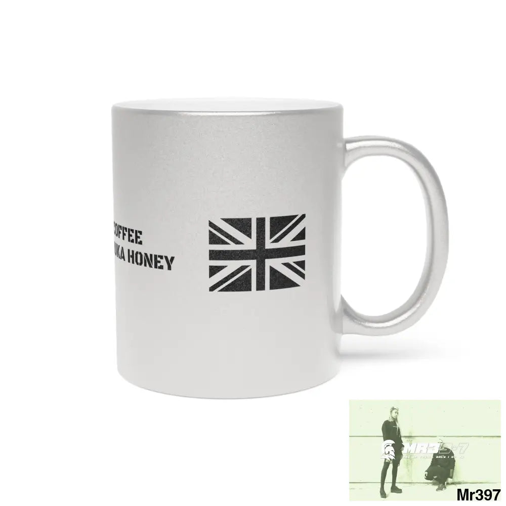 A1•Sparta GBR Coffee Manuka Honey Metallic Mug (Silver\Gold) Mug