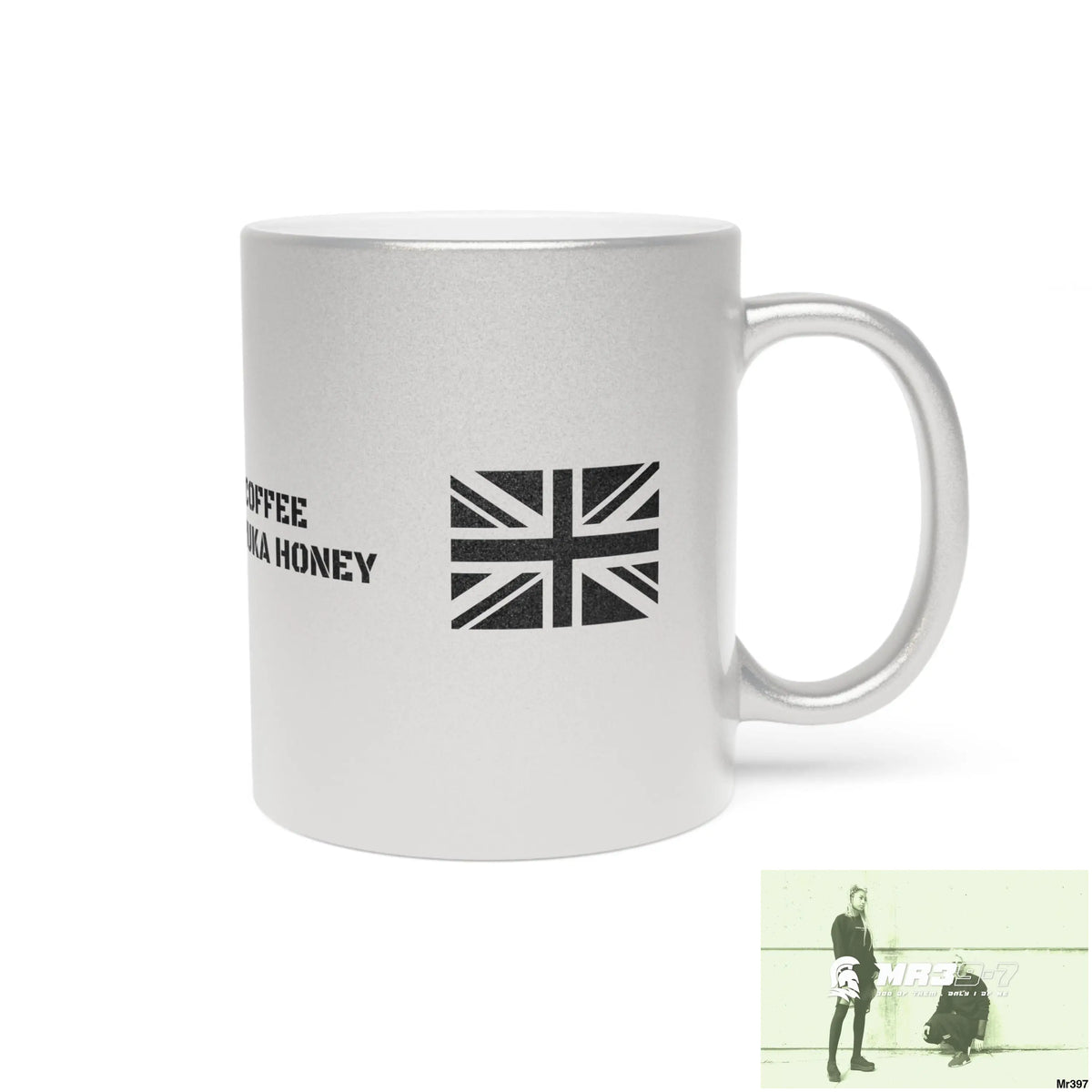 A1•Sparta GBR Coffee Manuka Honey Metallic Mug (Silver\Gold) Mug