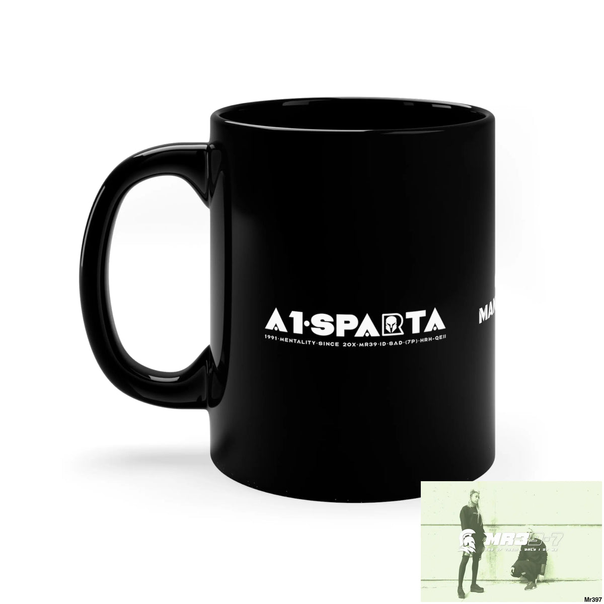 A1- Sparta GBR Manuka Honey Coffee 11oz Black Mug 11oz Mug