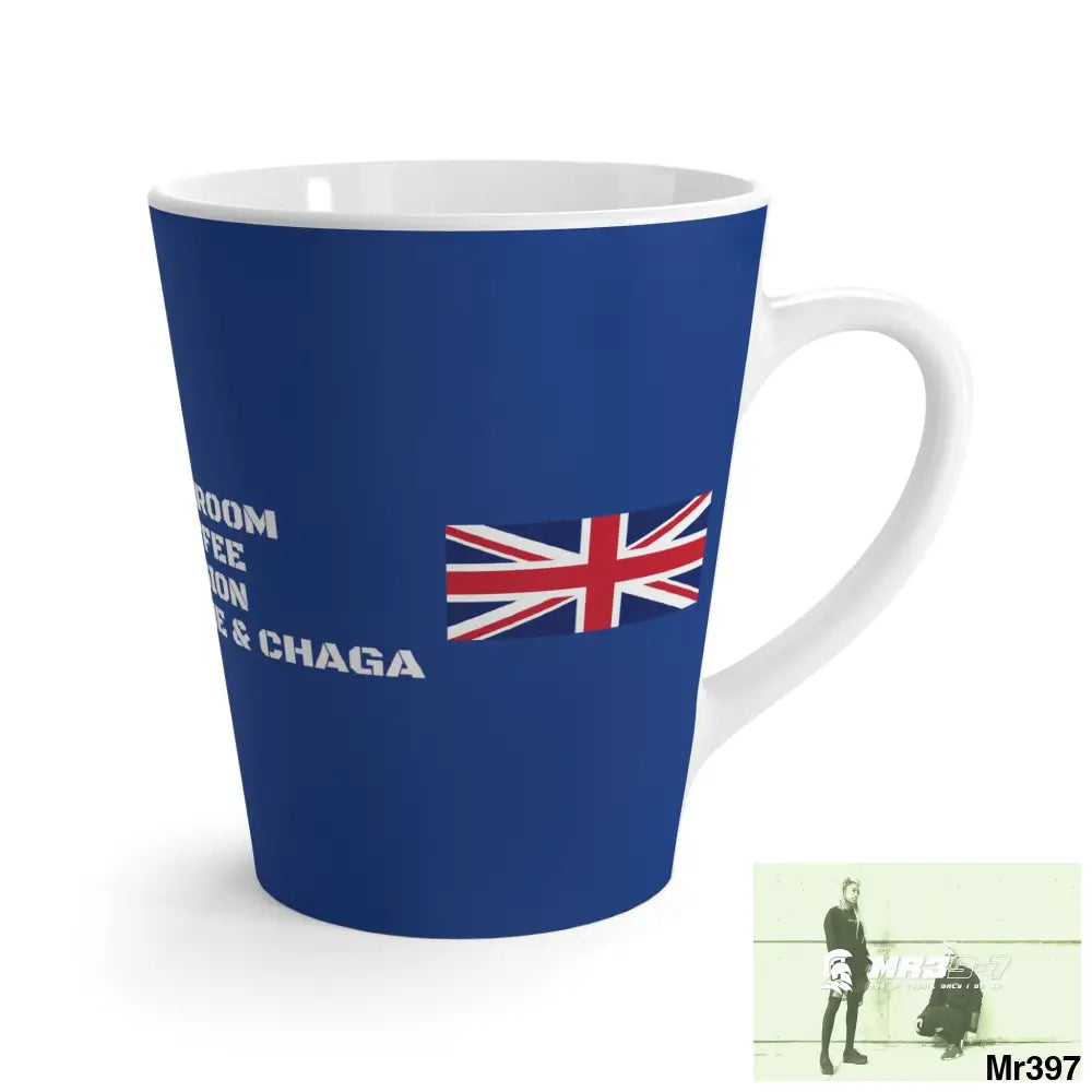 A1•Sparta GBR Mushroom Coffee Fusion Lions Mane & chaga Latte Mug 12 oz 12oz Mug