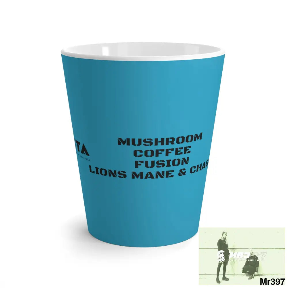 A1•Sparta GBR Mushroom Coffee Fusion Lions Mane & chaga Latte Mug 12 oz 12oz Mug