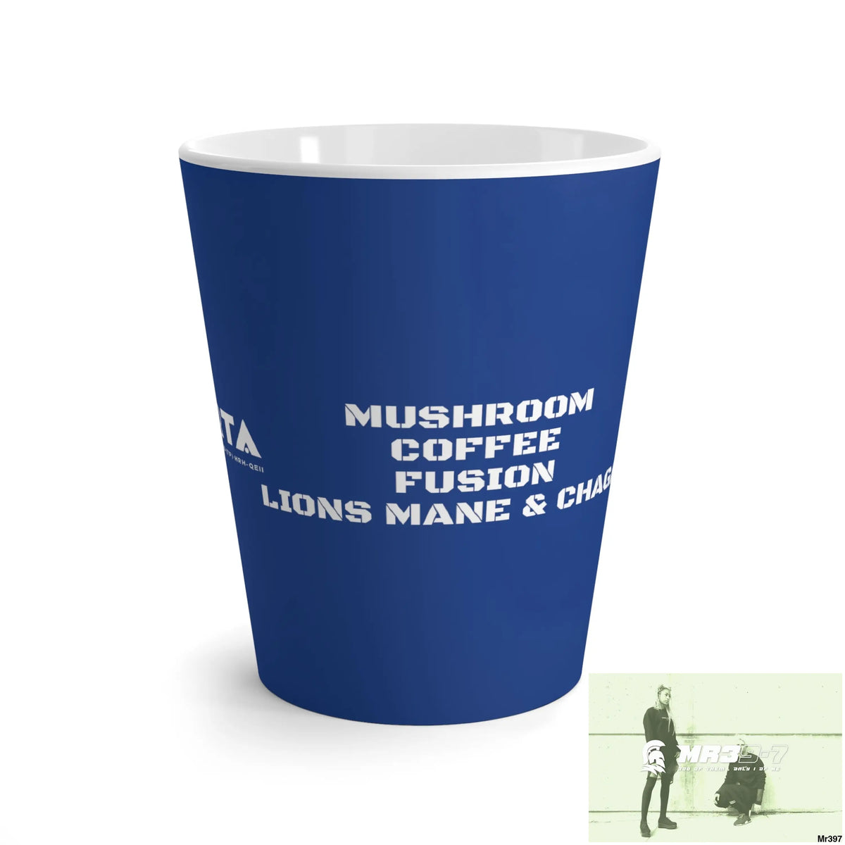 A1•Sparta GBR Mushroom Coffee Fusion Lions Mane & chaga Latte Mug 12 oz 12oz Mug
