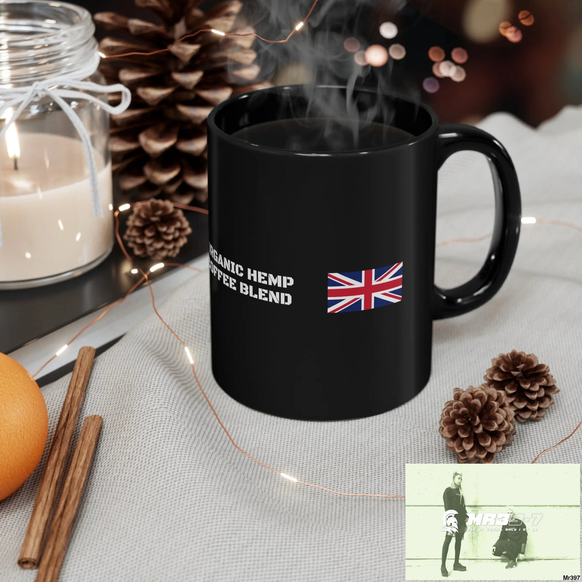 A1•Sparta GBR Organic Hemp Coffee Blend 11oz Black Mug 11oz Mug