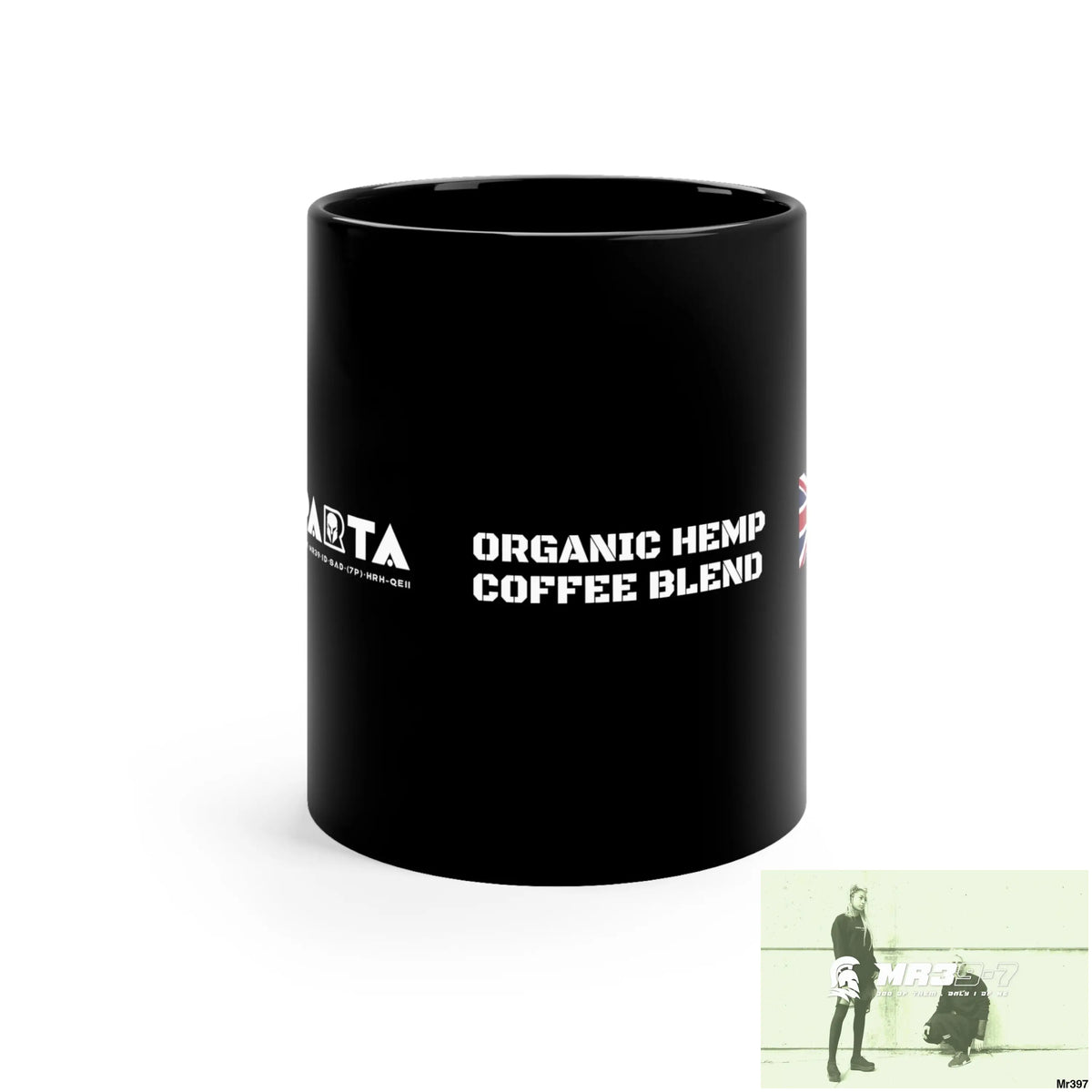 A1•Sparta GBR Organic Hemp Coffee Blend 11oz Black Mug 11oz Mug
