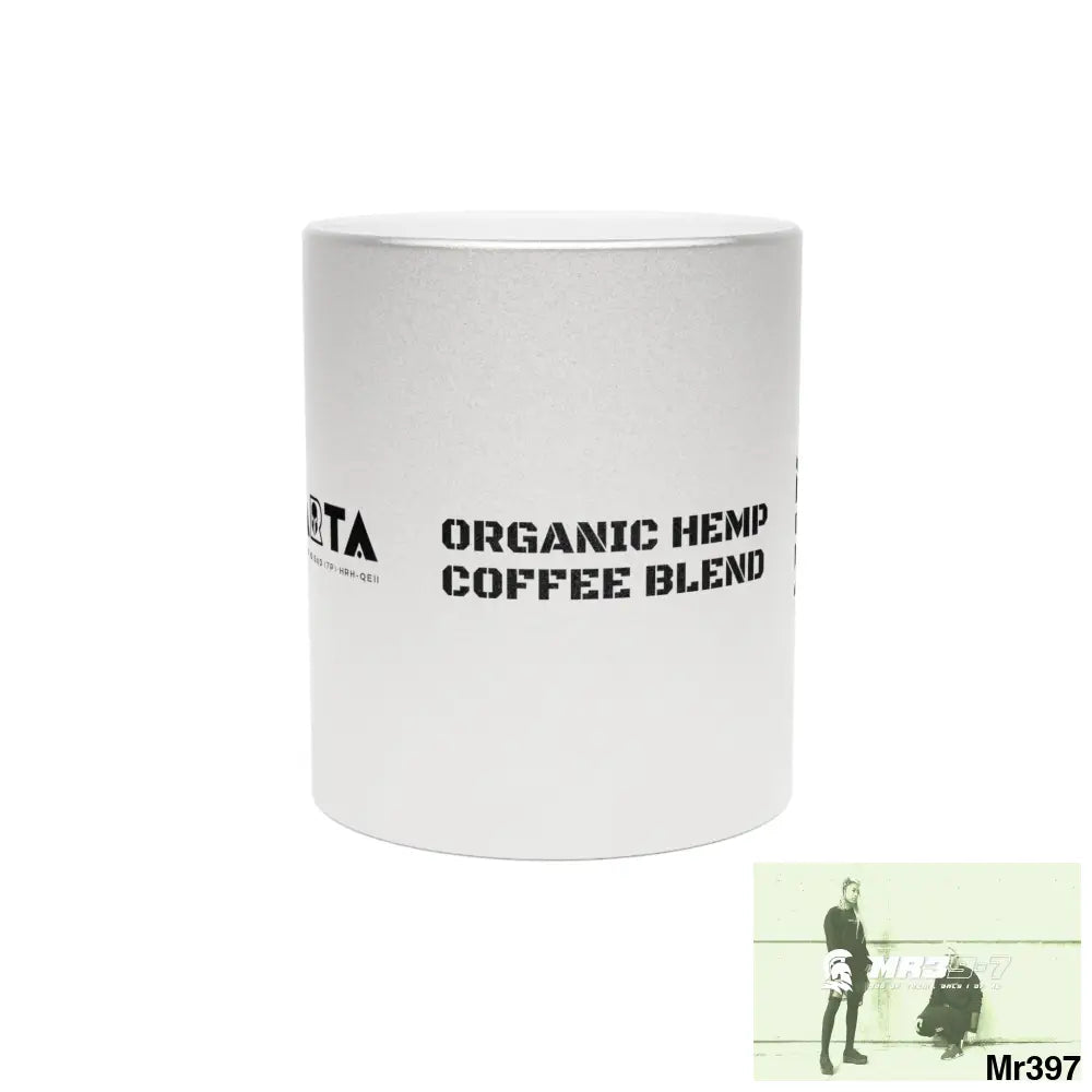 A1•Sparta GBR Organic Hemp Coffee blend Metallic Mug (Silver\Gold) 11oz / Silver Mug