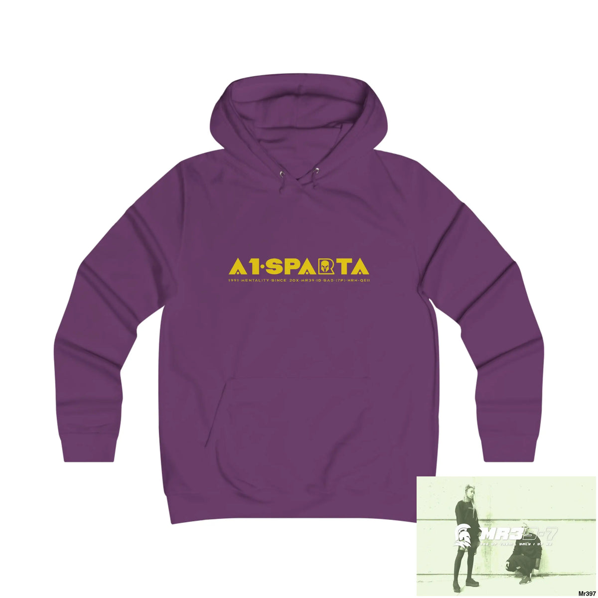 A1- Sparta Girlie College Hoodie M / Plum Hoodie